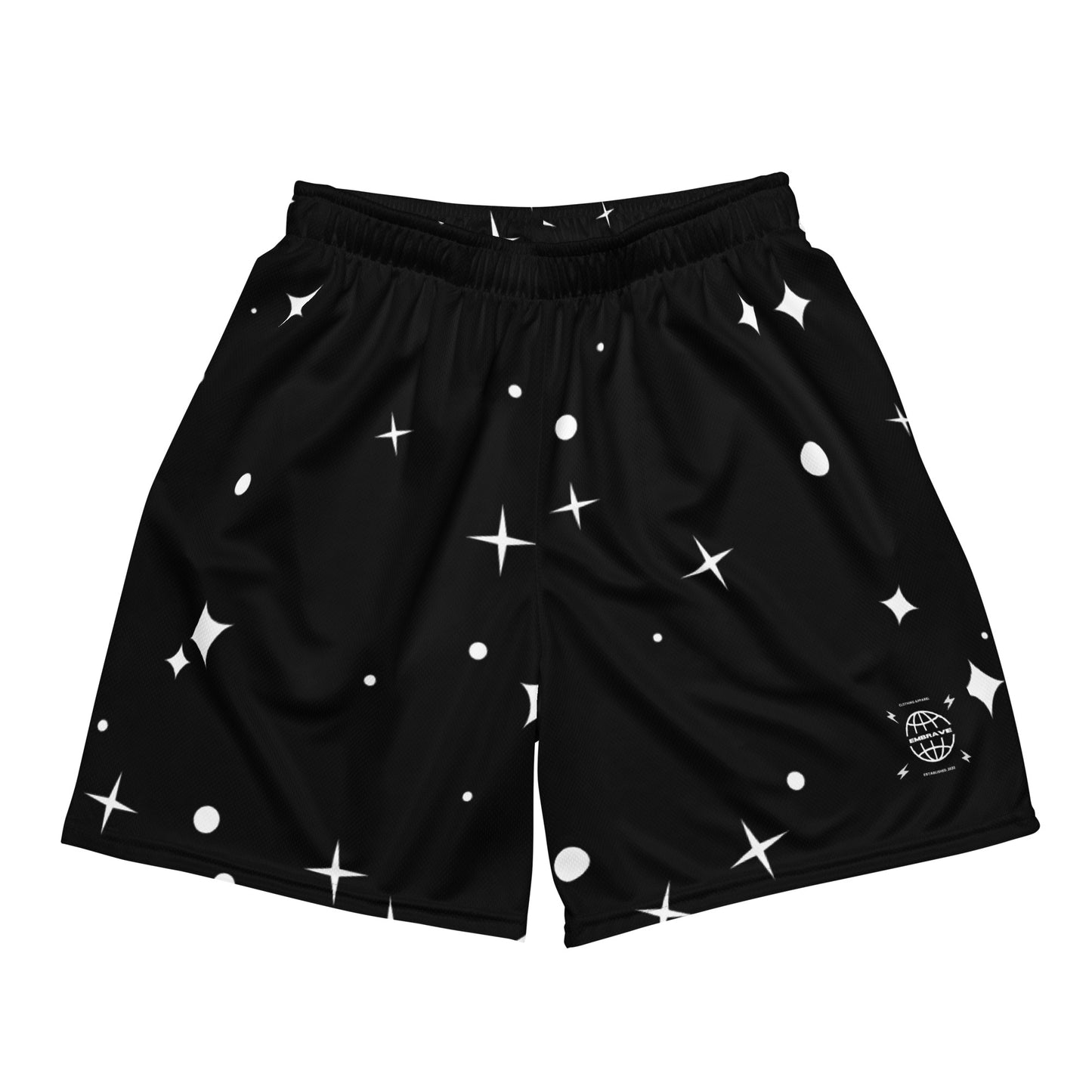 Embrave Black Star Mesh Shorts