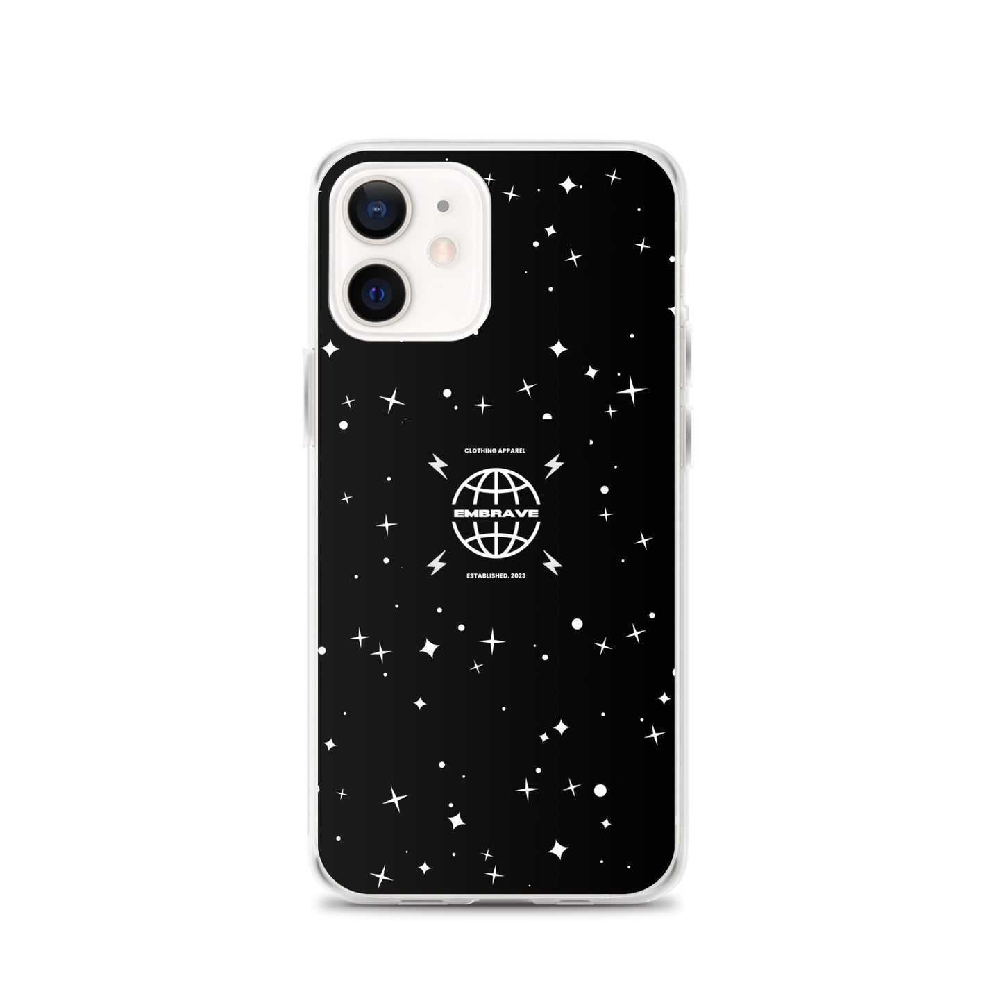 Embrave Black Star Clear iPhone Case