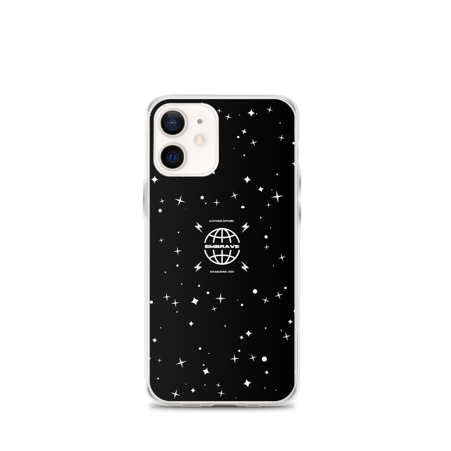 Embrave Black Star Clear iPhone Case