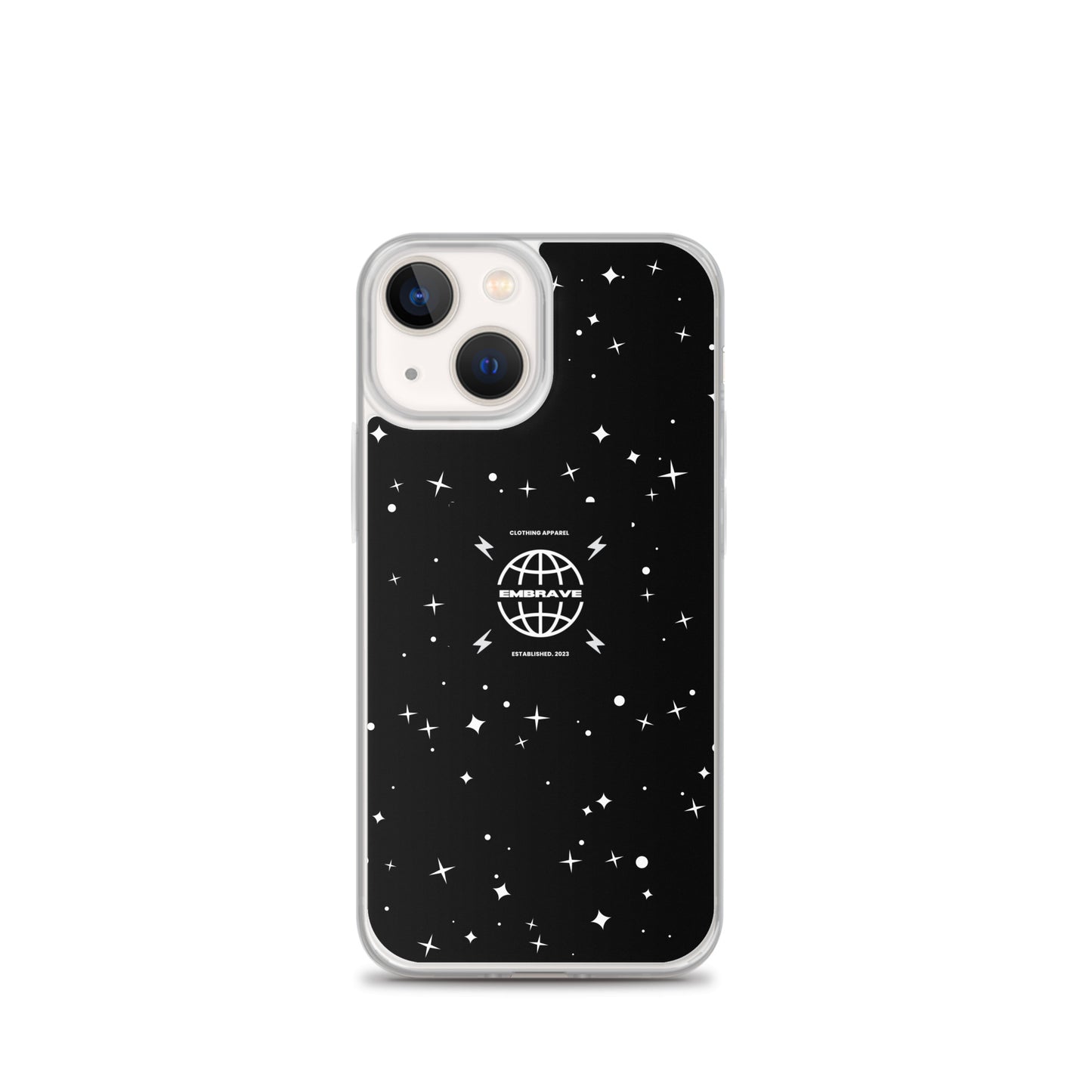 Embrave Black Star Clear iPhone Case