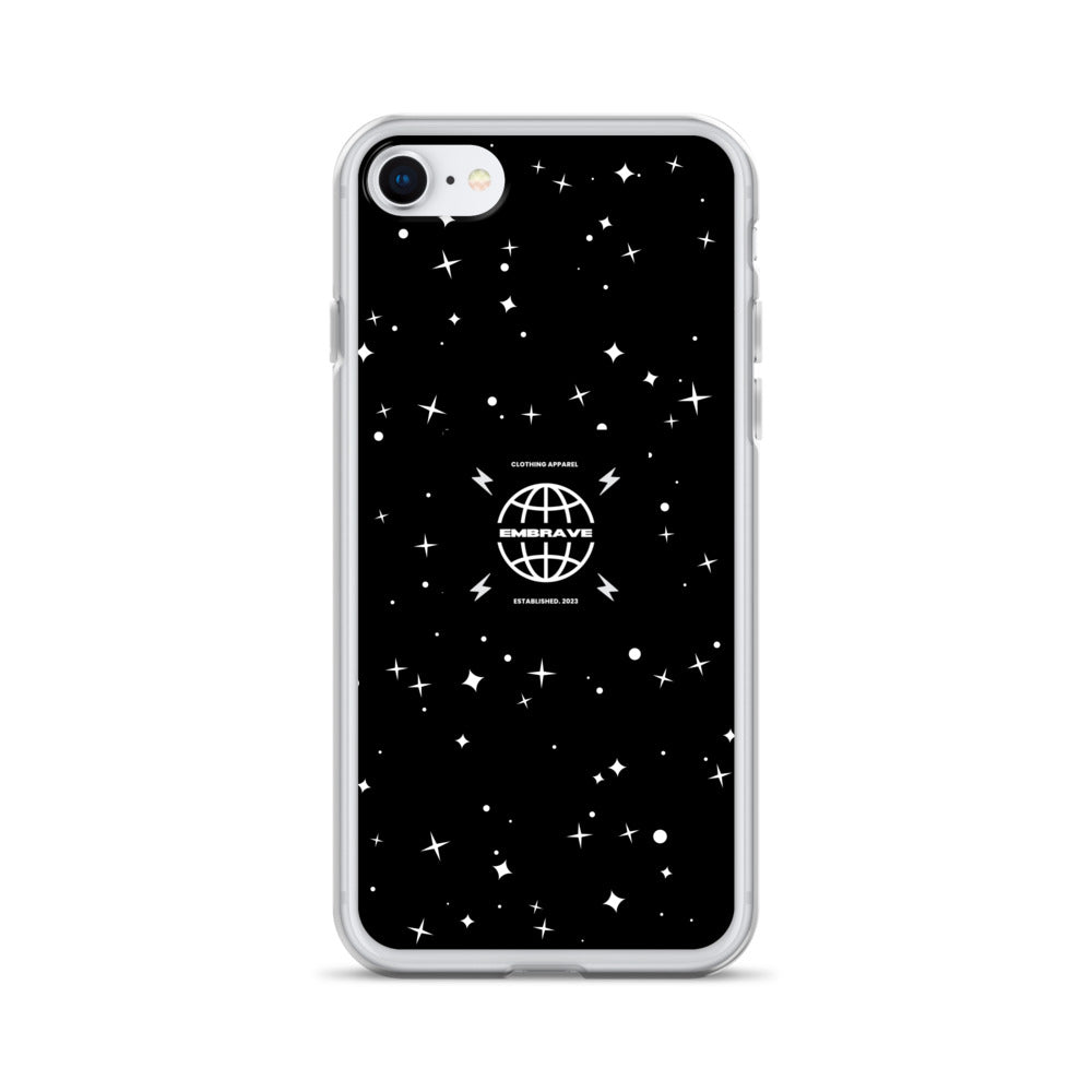 Embrave Black Star Clear iPhone Case