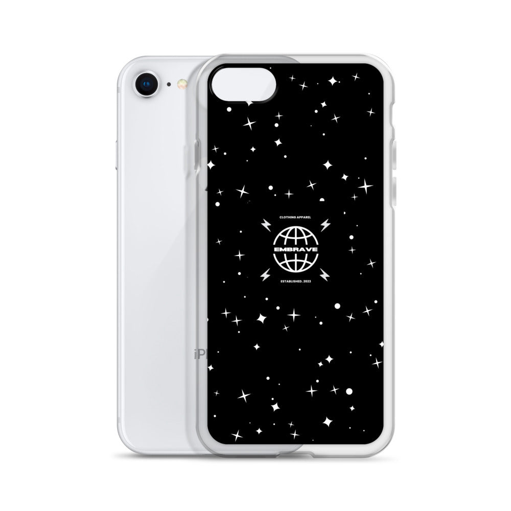 Embrave Black Star Clear iPhone Case