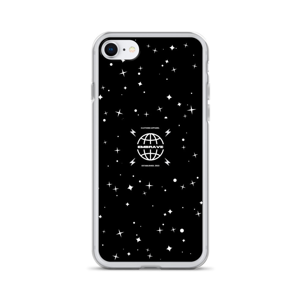 Embrave Black Star Clear iPhone Case