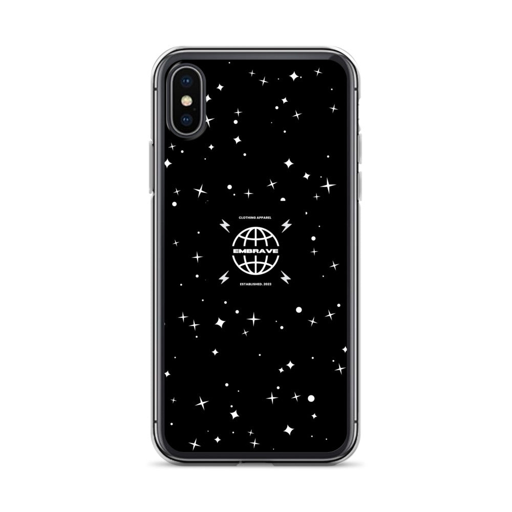 Embrave Black Star Clear iPhone Case