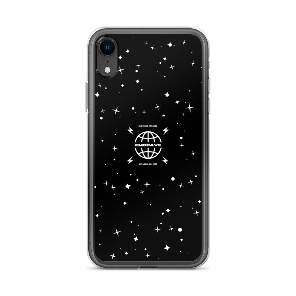 Embrave Black Star Clear iPhone Case