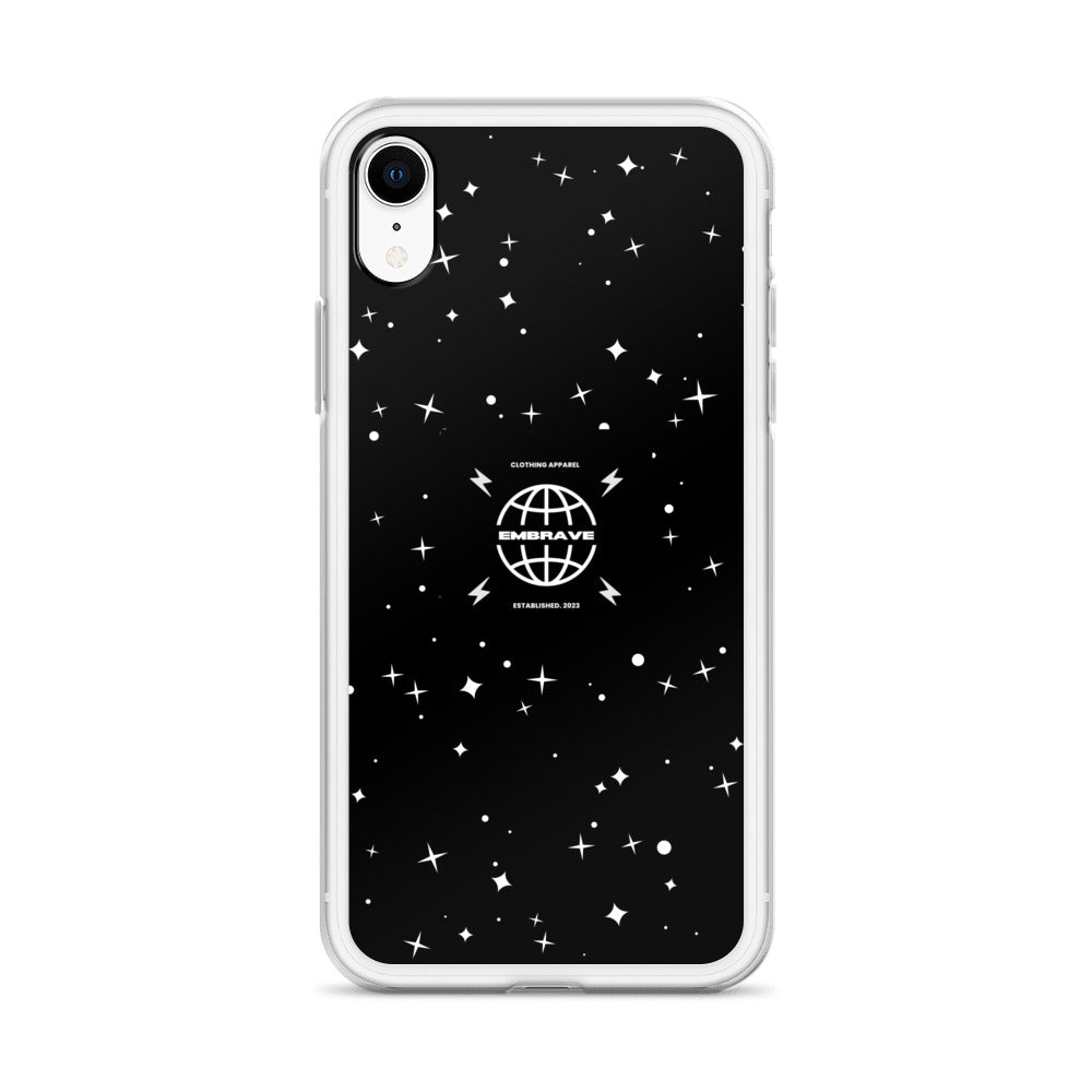 Embrave Black Star Clear iPhone Case