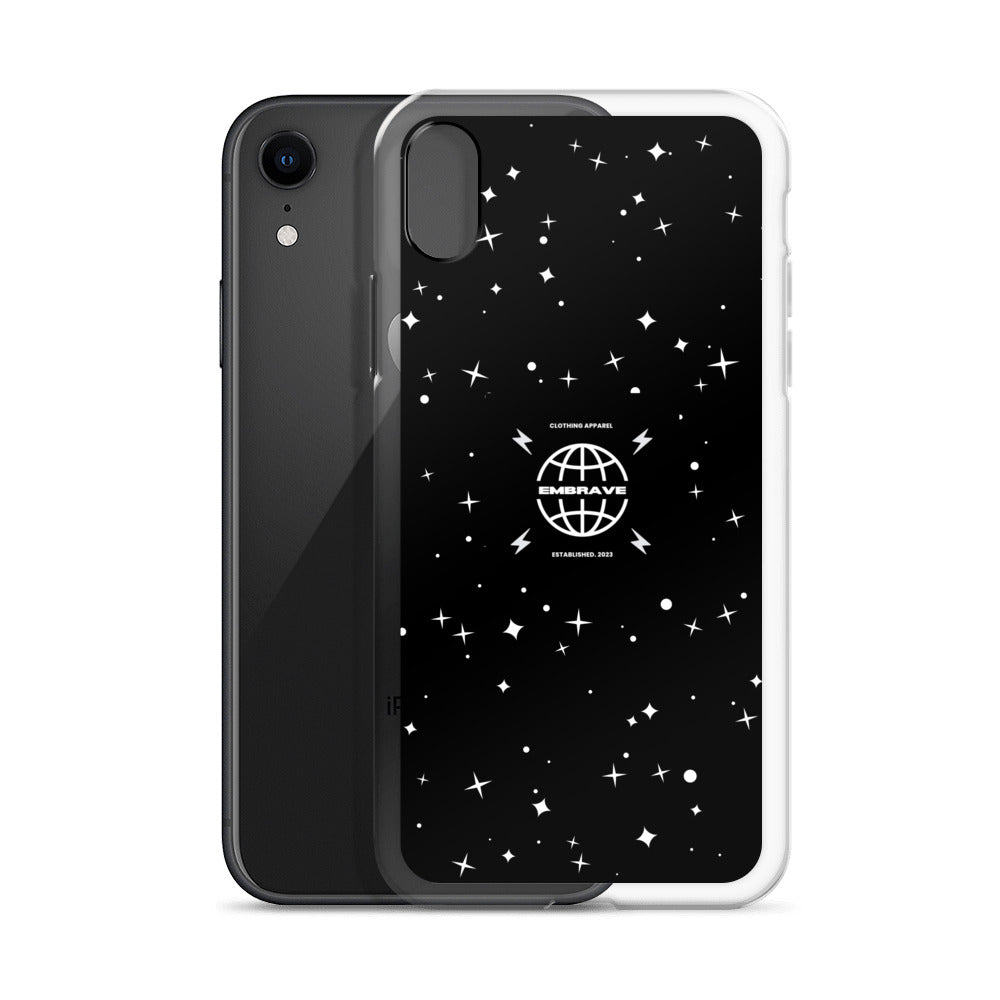 Embrave Black Star Clear iPhone Case