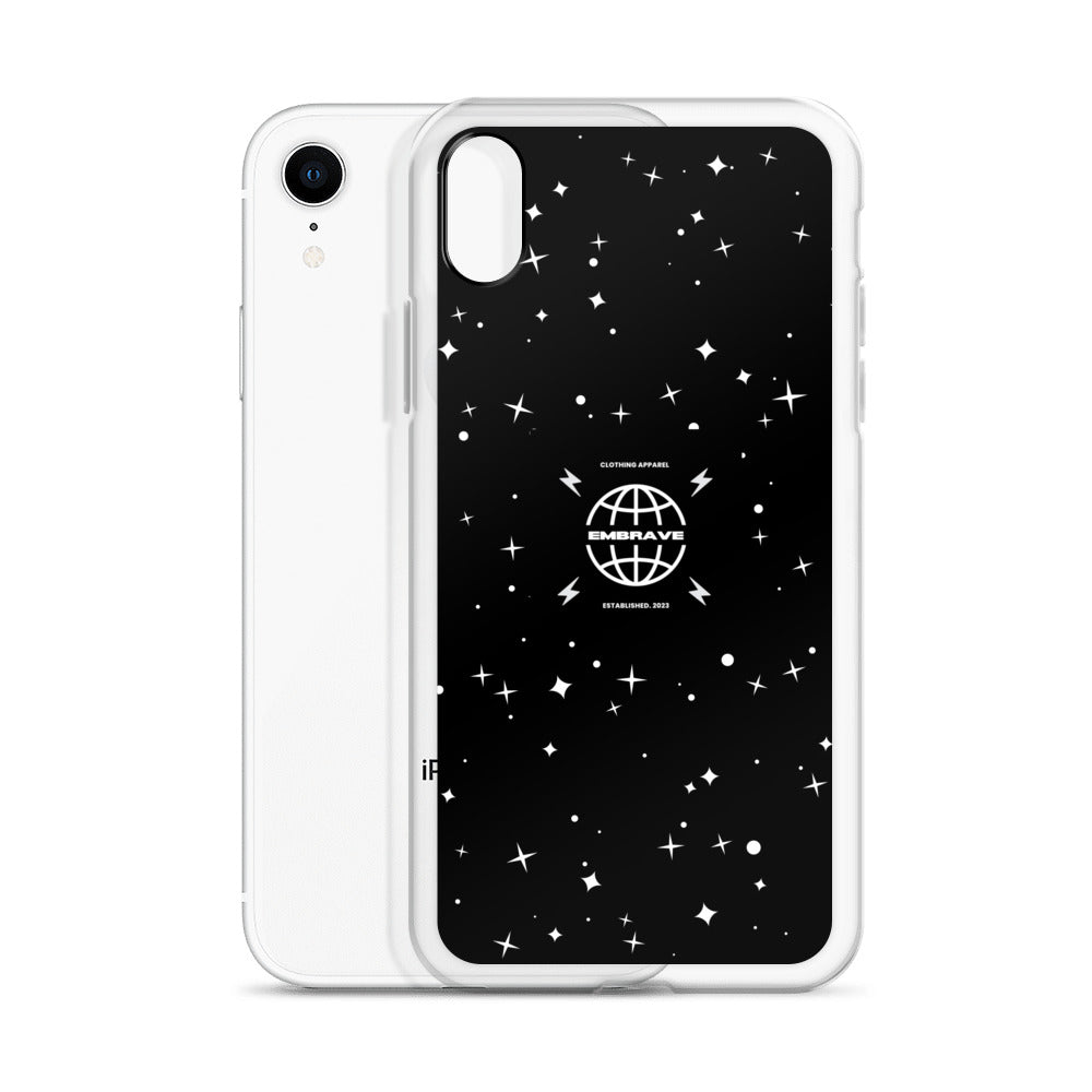 Embrave Black Star Clear iPhone Case