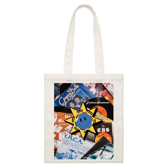 Retro Embrave Canvas Tote Bag