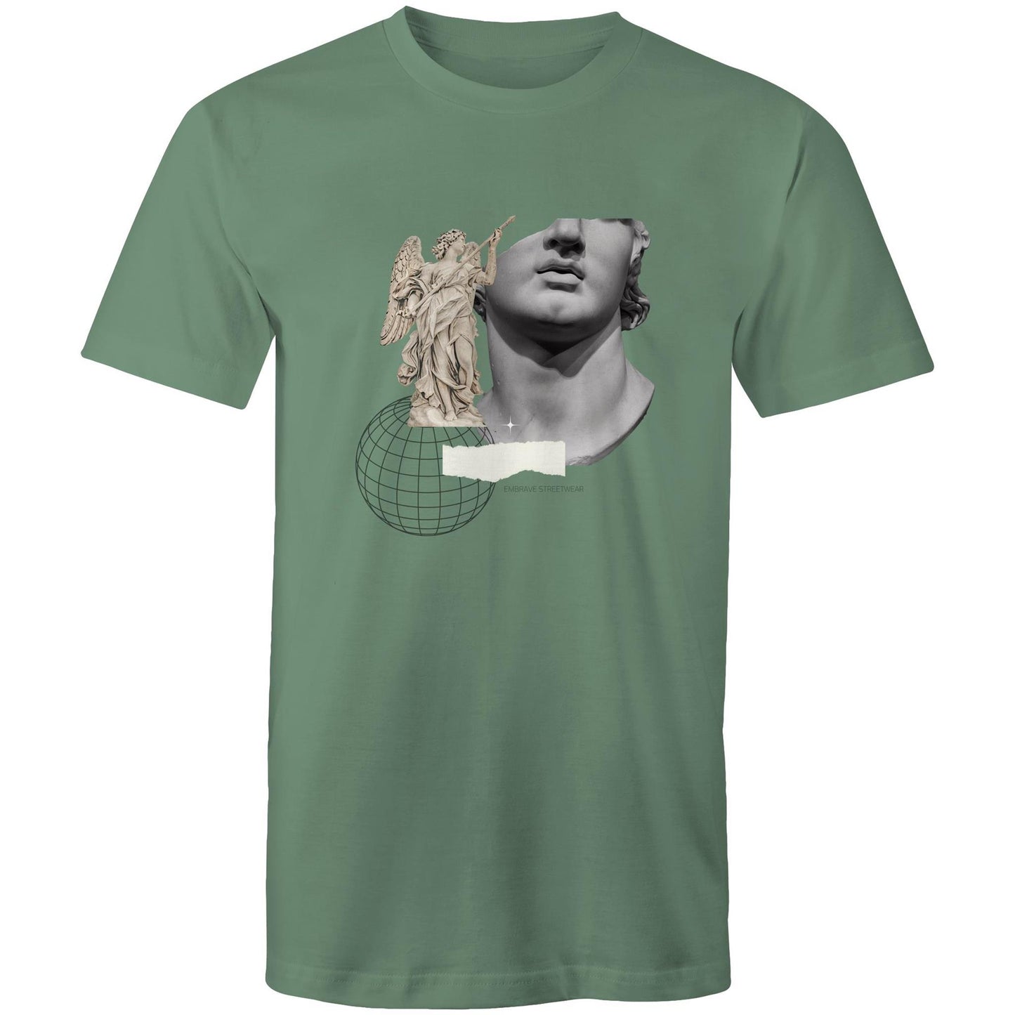 Men's Angel Statue Graphic Tee