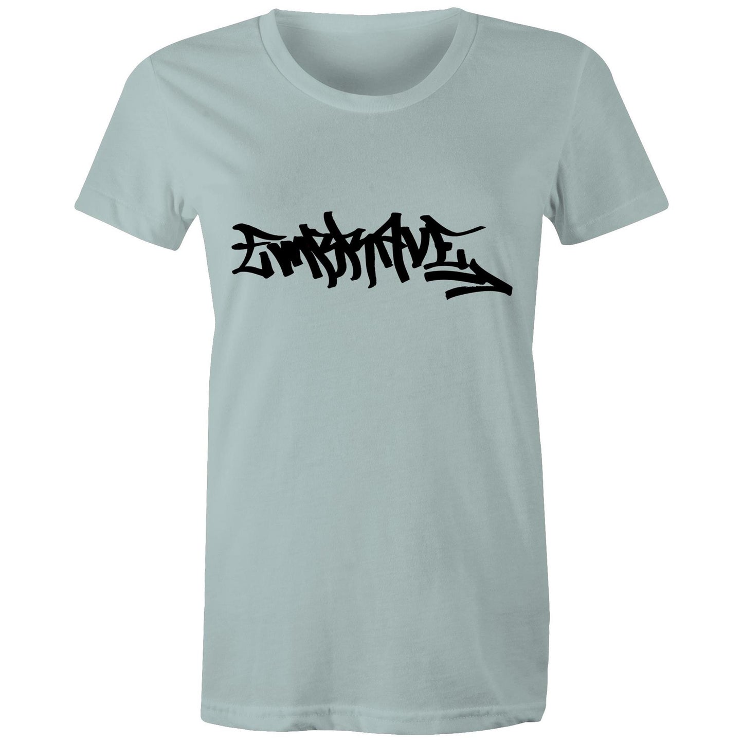 Women's Round Neck Graffiti Embrave Tee