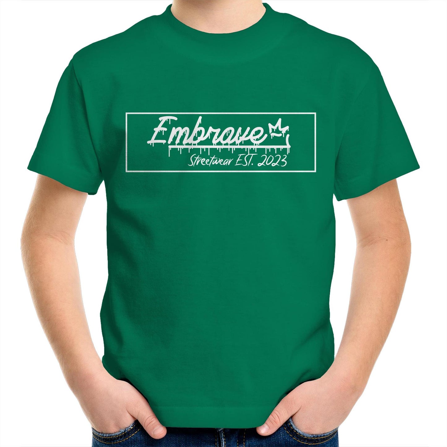 Kids Embrave Box Logo Tee