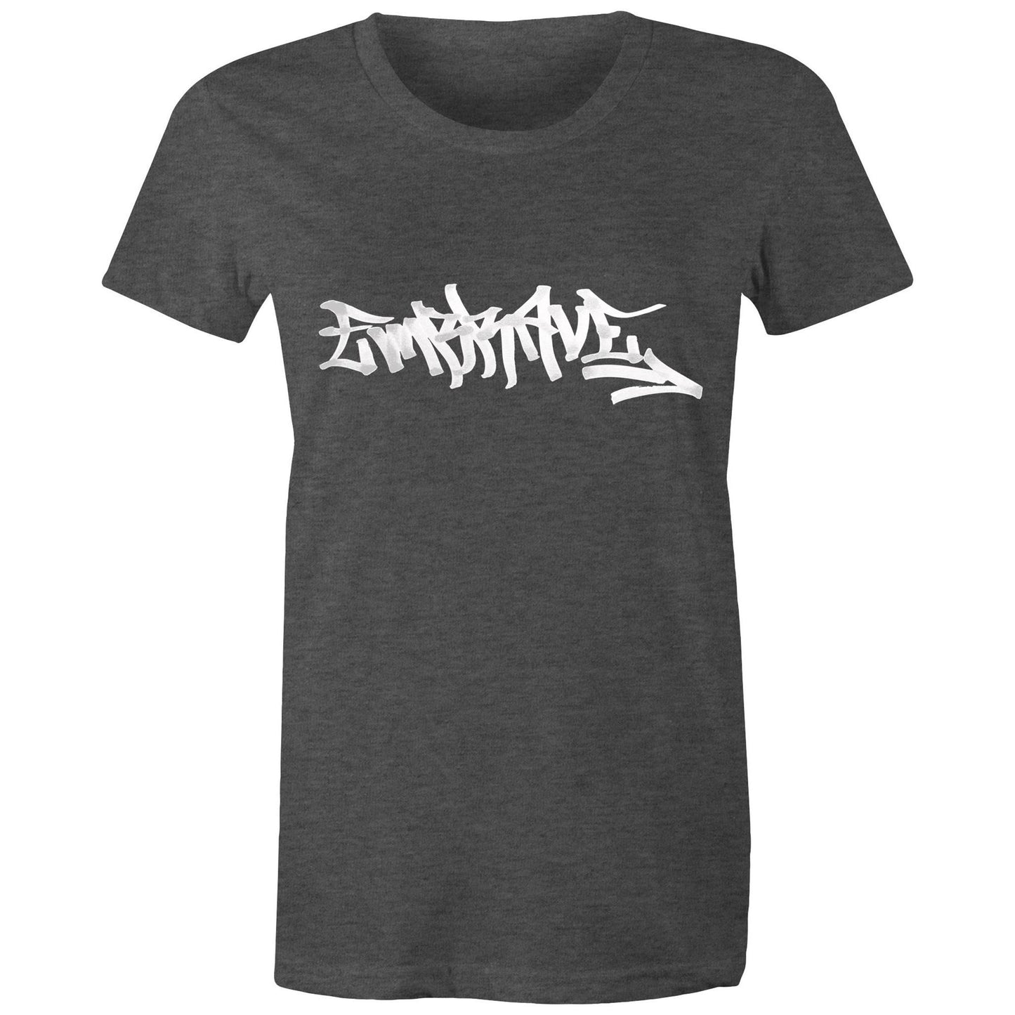 Women's Round Neck Graffiti Embrave Tee